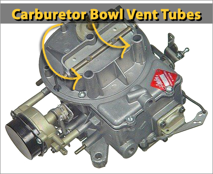OE carburetor bowl vents