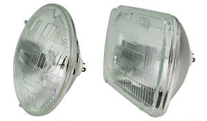 Wagner H6024 (round) and H6054 (rectangular) headlamp bulbs